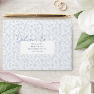 Delicate Charm Floral Envelope