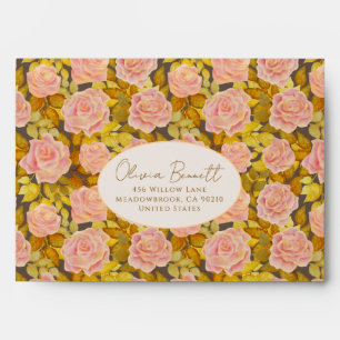 Delicate Charm Floral Envelope