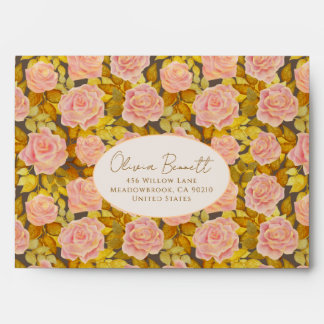 Delicate Charm Floral Envelope