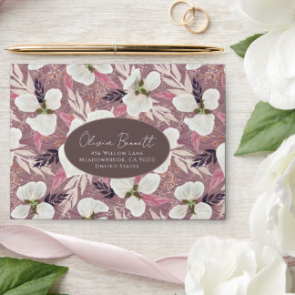 Delicate Charm Floral Envelope