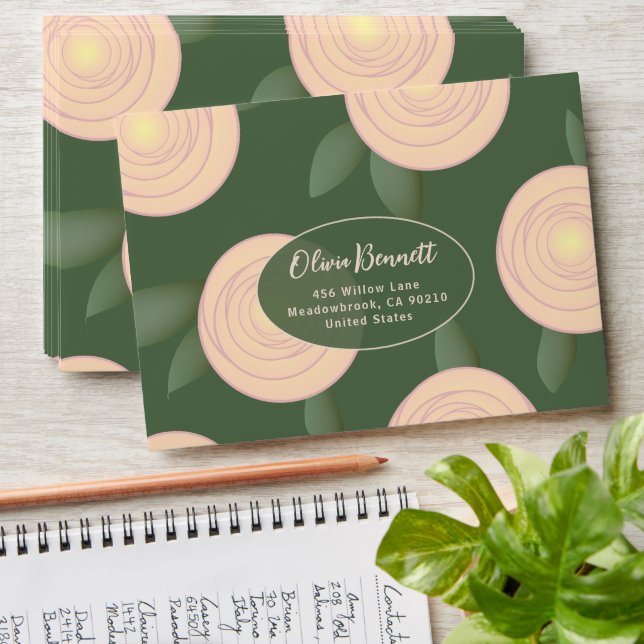Delicate Charm Floral Envelope (Stacked)