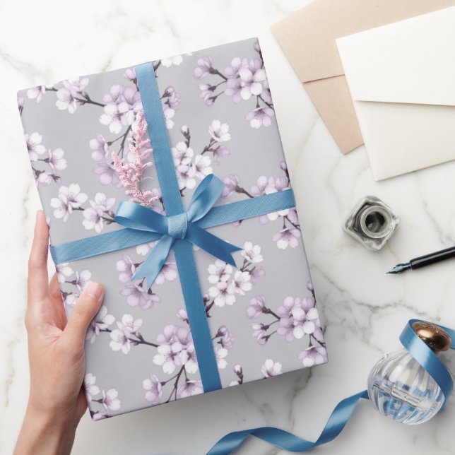 Delicate Cherry Blossom Wrapping Paper (Gifting)