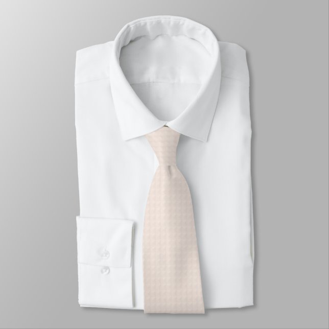 Delicate cream monochromatic  tie (Tied)