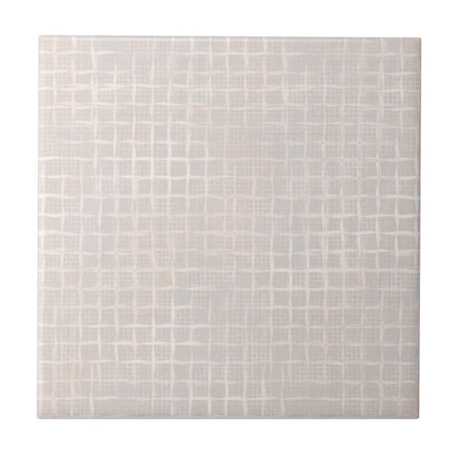 Delicate creamy textured.  ceramic tile (Front)