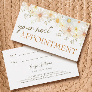 Delicate daisies Appointment Card