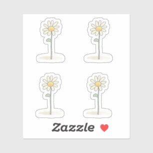 Delicate Daisy Illustration - Simple Sweet Flower