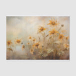 Delicate, Elegant BlackEyed Susan Floral Decoupage Tissue Paper<br><div class="desc">Add a touch of delicate charm to your gifts and projects with our exquisite tissue paper featuring muted, beautiful flowers. Elevate your packaging and decoupage crafting with these elegant designs, perfect for weddings, birthdays, and special occasions. Shop now and make every presentation a work of art! -- Commercial Usage is...</div>