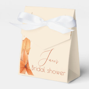 Delicate fall floral bridal shower Favour Box