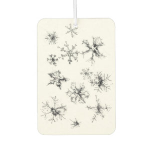 Delicate Falling Snowflakes Car Air Freshener
