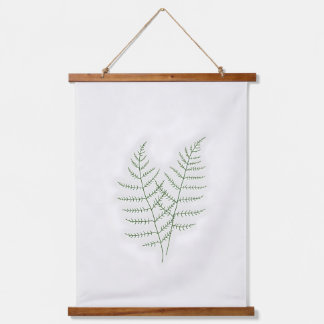 Delicate Fern Line Art.Minimalist Bedroom Art Hanging Tapestry