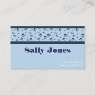 Delicate Floral Business Card Template