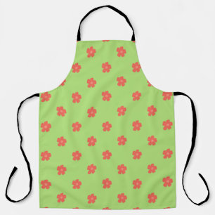 Delicate Floral Fabric Apron