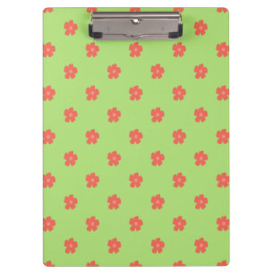 Delicate Floral Fabric Clipboard
