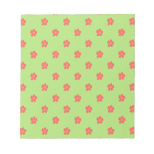 Delicate Floral Fabric Notepad