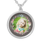 Delicate Floral Frame Custom Photo