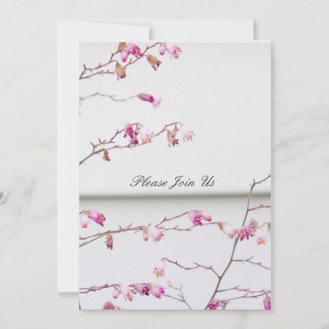 Delicate Floral Invitation (Front)