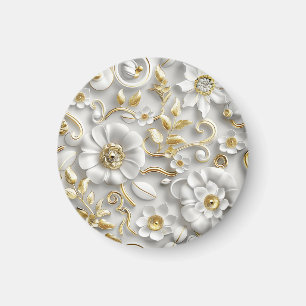  Delicate Floral  Magnet