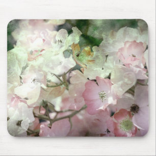 Delicate Floral Mouse Pad