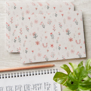 Delicate Floral Pattern Envelope