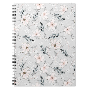Delicate floral pattern. notebook