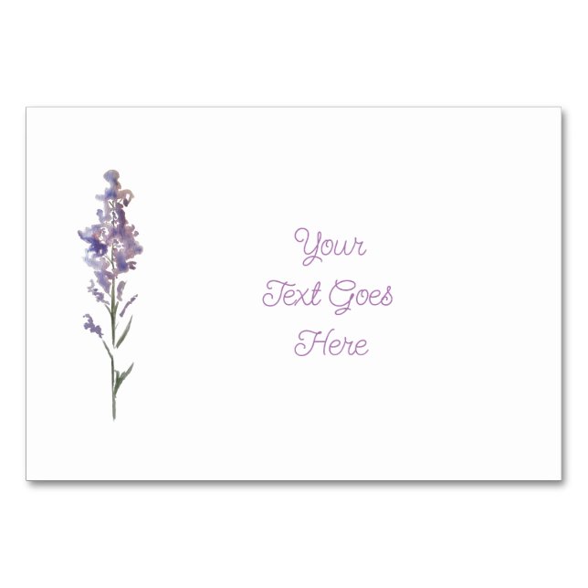 Delicate Floral seating allocation  Table Number (Front)