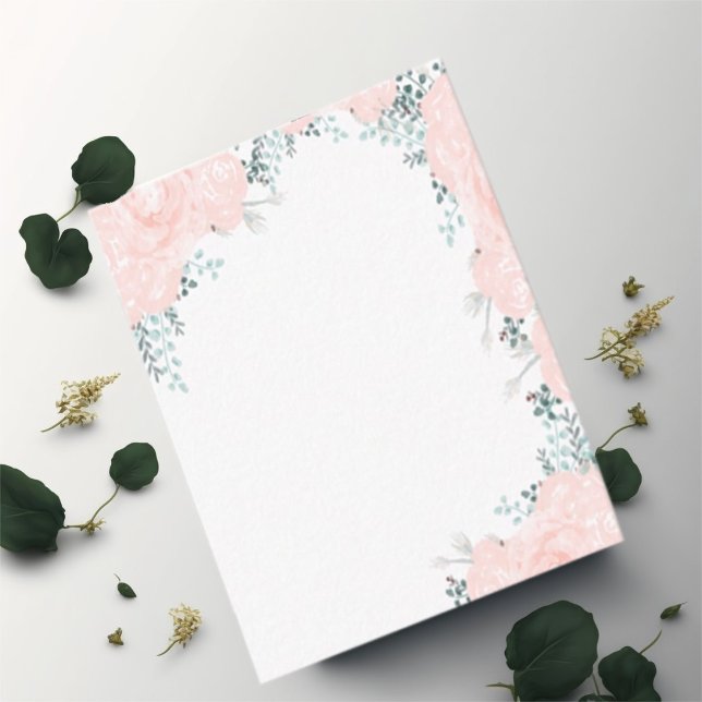 Delicate  floral watercolor card (Creator Uploaded)