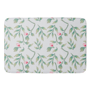 Delicate Florals Tropical Breeze Floral Bath Mat