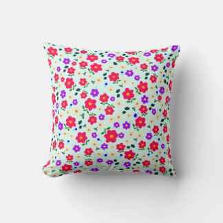 delicate flower cushion