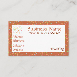 Delicate Flowered Designer Business Card
