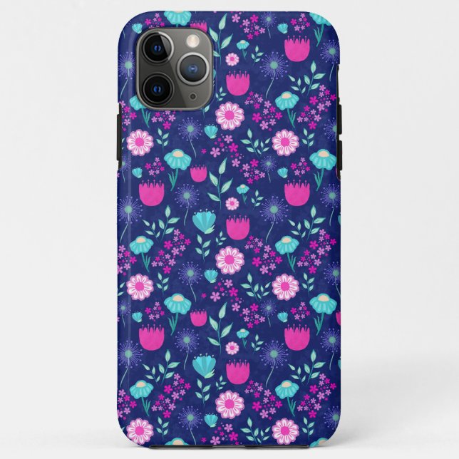 Delicate Flowers and Botanical Details Case-Mate iPhone Case (Back)