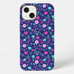 Delicate Flowers and Botanical Details iPhone 13 Case