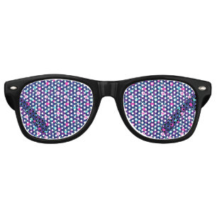 Delicate Flowers and Botanical Details Retro Sunglasses
