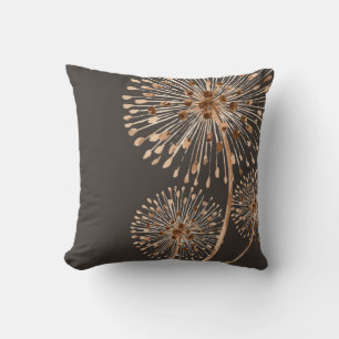 Delicate Flowers Blowing In The Wind Cushion