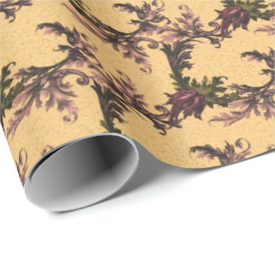 Delicate Flowers Pattern Wrapping Paper