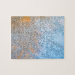 Delicate frost pattern, Wisconsin Jigsaw Puzzle