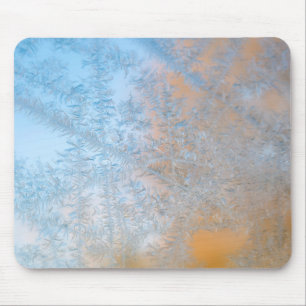 Delicate frost pattern, Wisconsin Mouse Pad