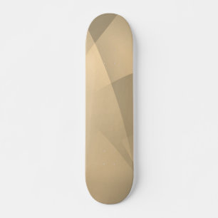 Delicate Gold Folds  Skateboard