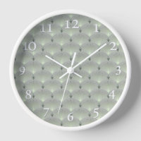 Delicate green and grey, art deco.