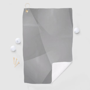 Delicate Grey Folds Golf Towel