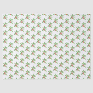 Delicate Holly berries Christmas Tissue Paper