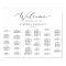 Delicate Horizontal Alphabetical Seating Chart