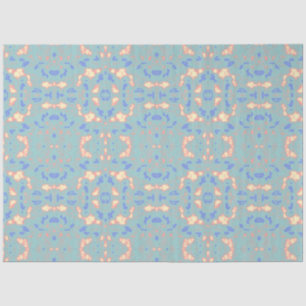 Delicate in Green Lemon Gold Blue Tissue Paper