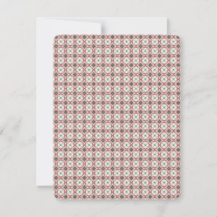 Delicate Intricate Funky Festive Christmas Pattern Invitation