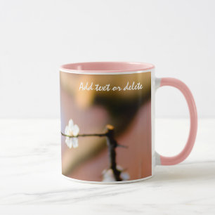 Delicate Japanese Apricot Blossoms Mug