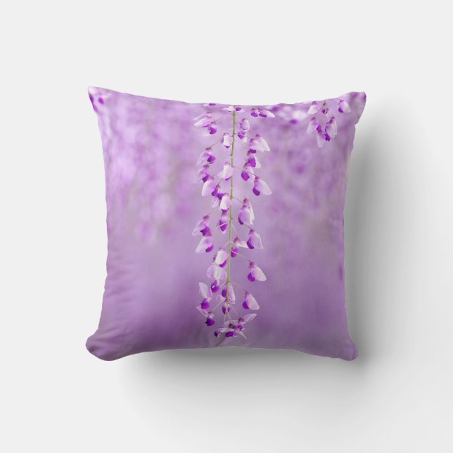 Delicate Lavender flowers Pillow (Front)