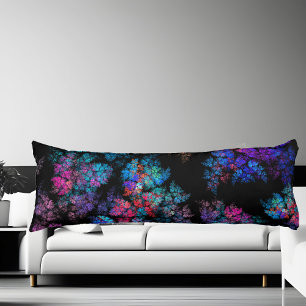 Delicate leaf ornaments body cushion