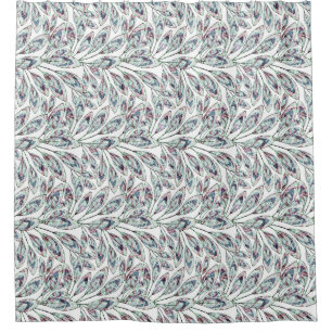 Delicate leaves . shower curtain