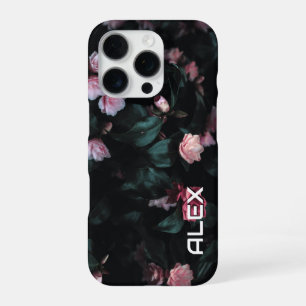 Delicate Light Pink Flowers on Rich Green Foliage iPhone 16 Pro Case