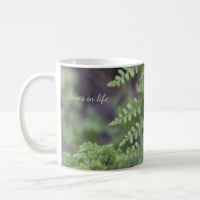 Delicate Little Fern Coffee Mug (Left)