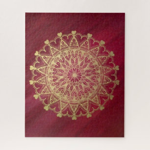 Delicate Love Mandala Jigsaw Puzzle